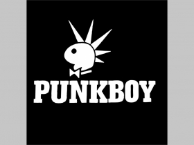 Punk Boy  potlačená nášivka cca.12x12cm (po krajoch neobšívaná)